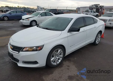 2017 Chevrolet Impala Ls из США, поврежденный, VIN 1G11Z5SAXHU195504